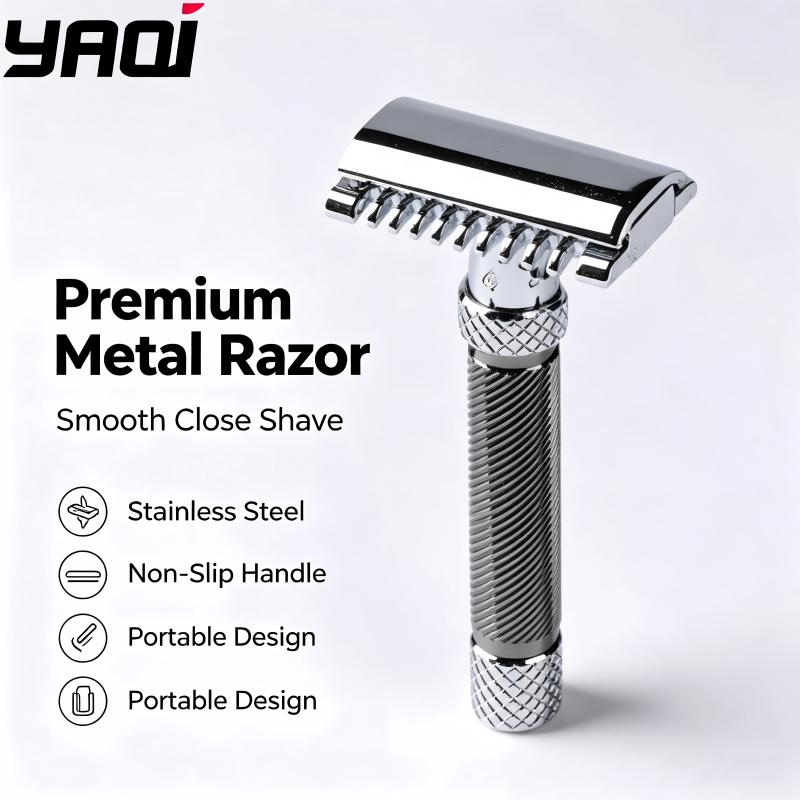 Safety Razor Handle - YAQI Vintage Open Comb Safety Razor