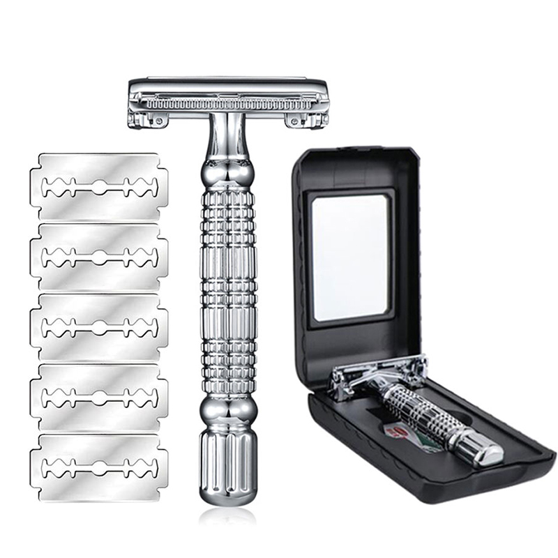 Safety Razor Handle - Butterfly Double Edge Safety Razor Shaver