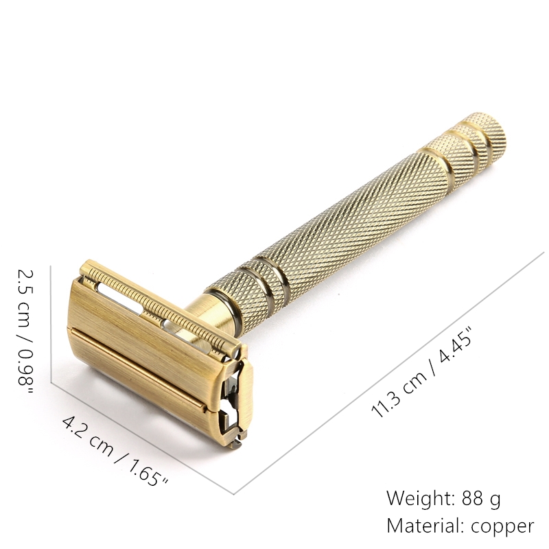 YINTAL Men's Bronze Classic Do - Safety Razor Handle 评论和价格