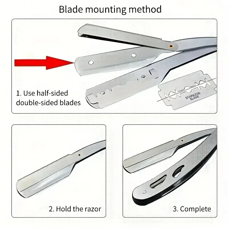 Hair Removal Knife Men Shaves  - Safety Razor Handle 评论和价格