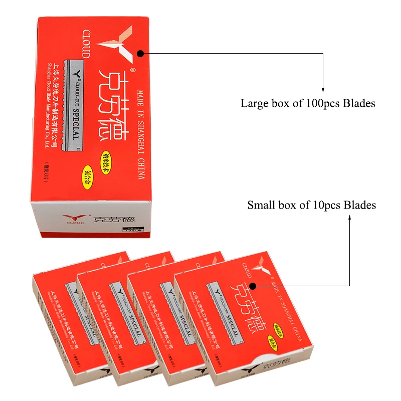 Meisha 50/100pcs Safety Hair T - Safety Razor Handle 评论和价格