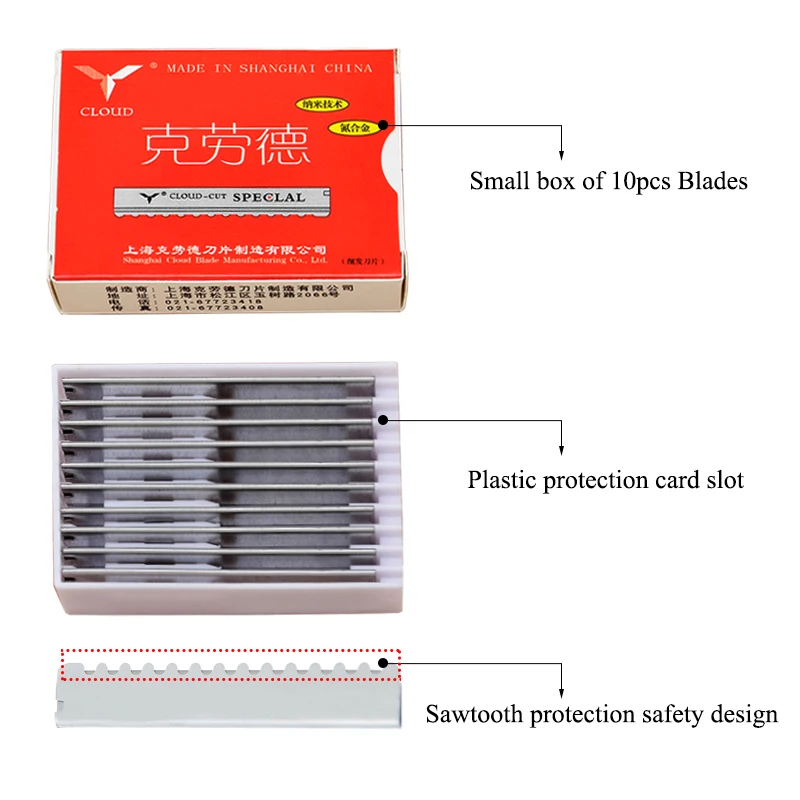 Meisha 50/100pcs Safety Hair T - Safety Razor Handle 评论和价格