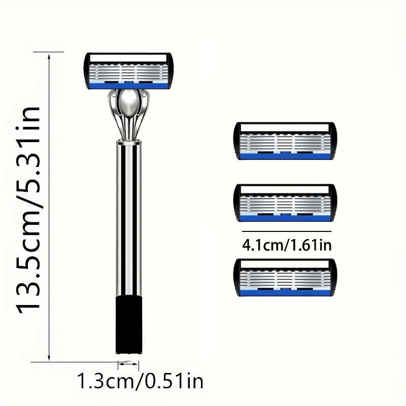 2 Handles, 30 Blades, 6-Layer  - Safety Razor Handle 评论和价格