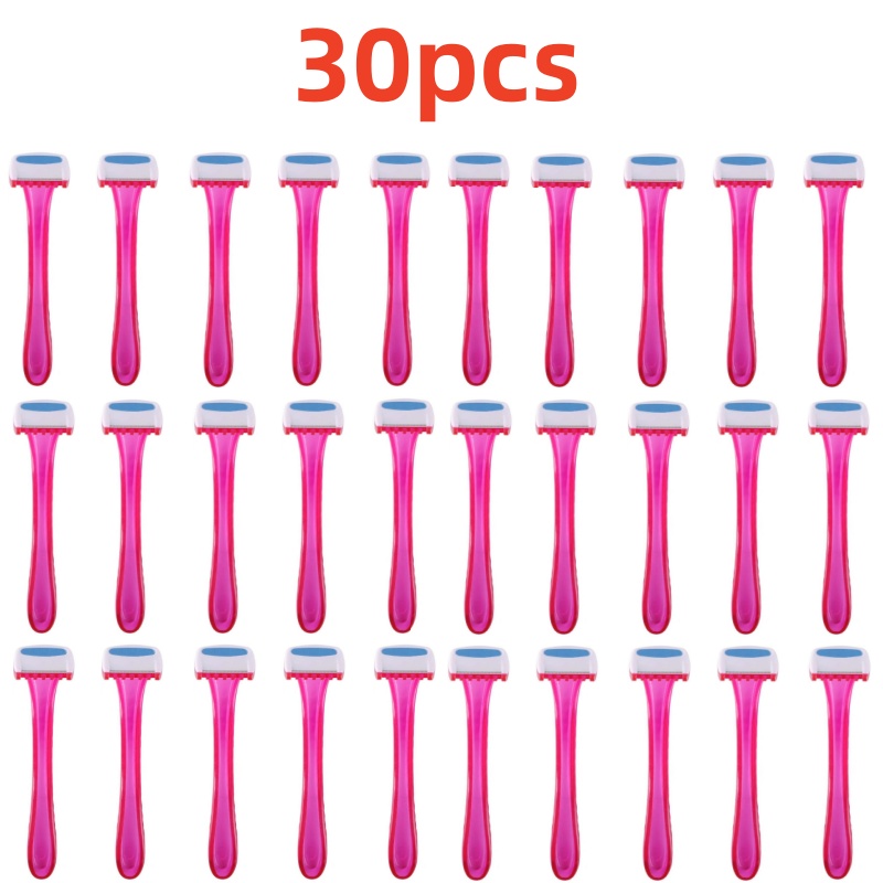 -5-30 Pieces Disposable Women  - Safety Razor Handle 评论和价格